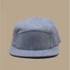 5 Panel Blank Heather Grey -NEW ERA Winkel 5 panel blank heather grey