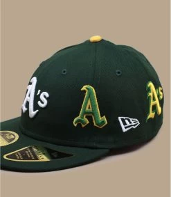 NEW ERA All Over Logo 5950 Low Profile Athletics -NEW ERA Winkel all over logo 5950 low profile athletics 2