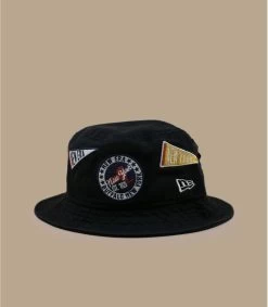 NEW ERA All Over Patch Bucket Black -NEW ERA Winkel all over patch bucket black 2