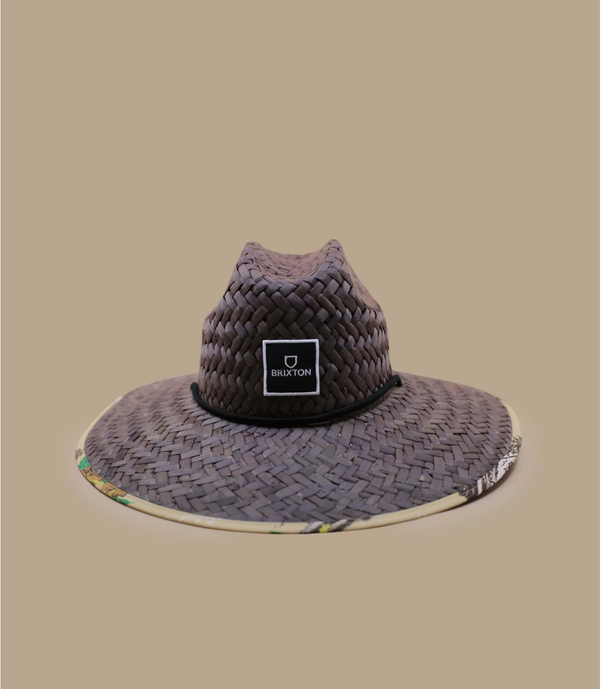 Brixton Alpha Square Sun Hat Brown Straw 4 Brixton Alpha Square Sun Hat Brown Straw - Afbeelding 2