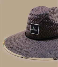 Brixton Alpha Square Sun Hat Brown Straw 8 Brixton Alpha Square Sun Hat Brown Straw -NEW ERA Winkel alpha square sun hat brown straw 2