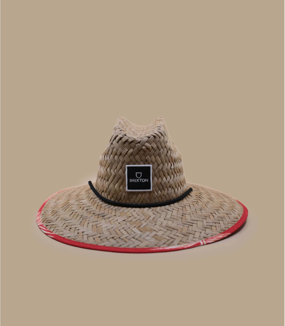 Brixton Alpha Square Sun Hat Tan Aloha Red 4 Brixton Alpha Square Sun Hat Tan Aloha Red - Afbeelding 2