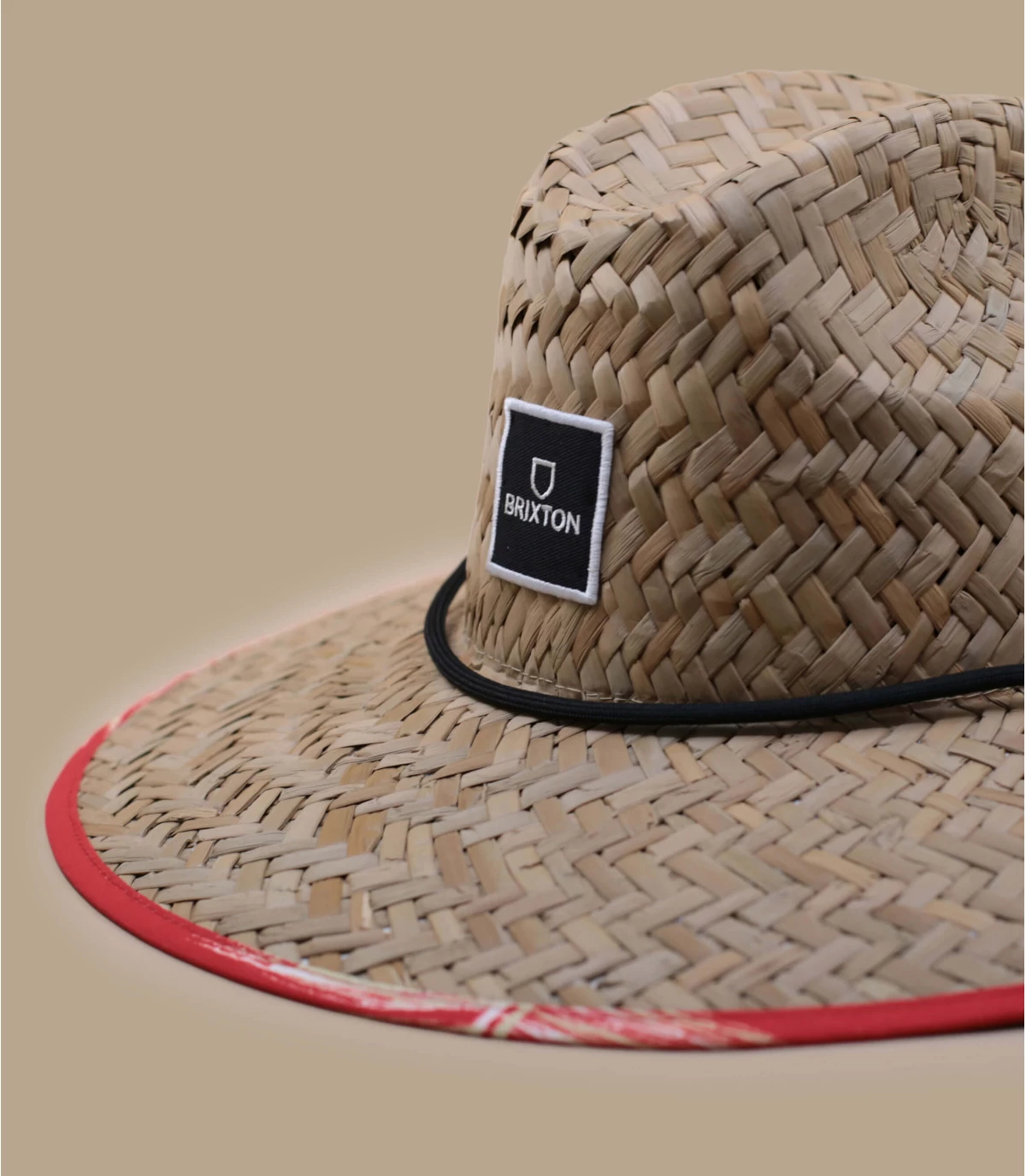 Brixton Alpha Square Sun Hat Tan Aloha Red 5 Brixton Alpha Square Sun Hat Tan Aloha Red - Afbeelding 3