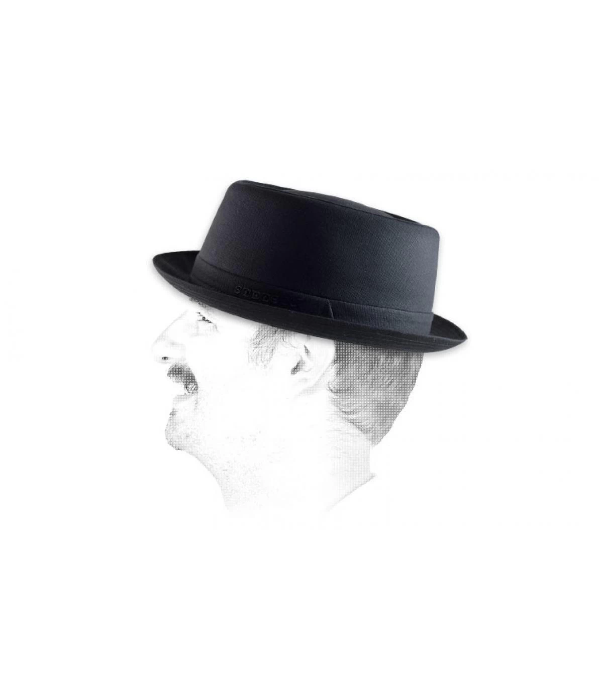 Stetson Athens Zwart 5 Stetson Athens Zwart - Afbeelding 3