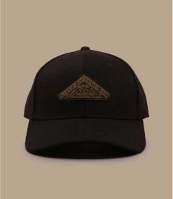 Stetson Baseball Cap Vintage Logo Patch Wool Brown