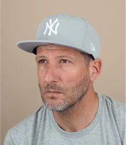 NEW ERA Cap Ny Heldergrijs