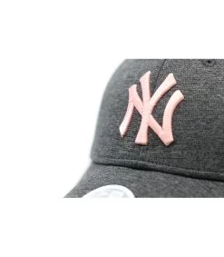 NEW ERA Cap NY Woman Tech Jersey Gray Pink -NEW ERA Winkel cap ny woman tech jersey gray pinkgrijze20hoed20vrouw20roze20NY