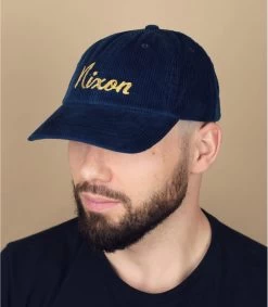 NIXON Capitol Cap Navy Gold