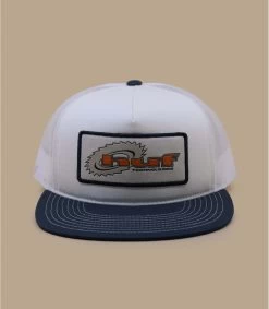 HUF Chainsaw Trucker Cap White -NEW ERA Winkel chainsaw trucker cap white 1