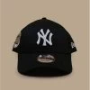 NEW ERA Cooperstown Cap NY Patch 9Forty Black Base -NEW ERA Winkel cooperstown cap ny patch 9forty black base