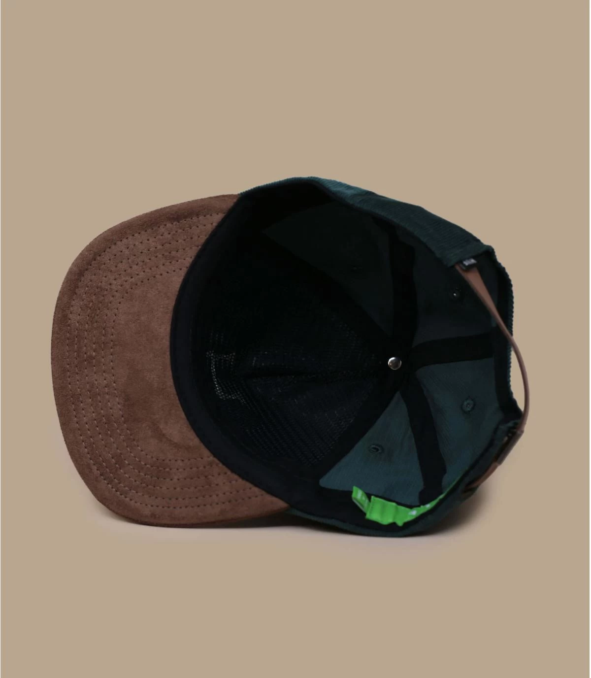 HUF Corduroy Classic H Strapback Forest Green 8 HUF Corduroy Classic H Strapback Forest Green - Afbeelding 6