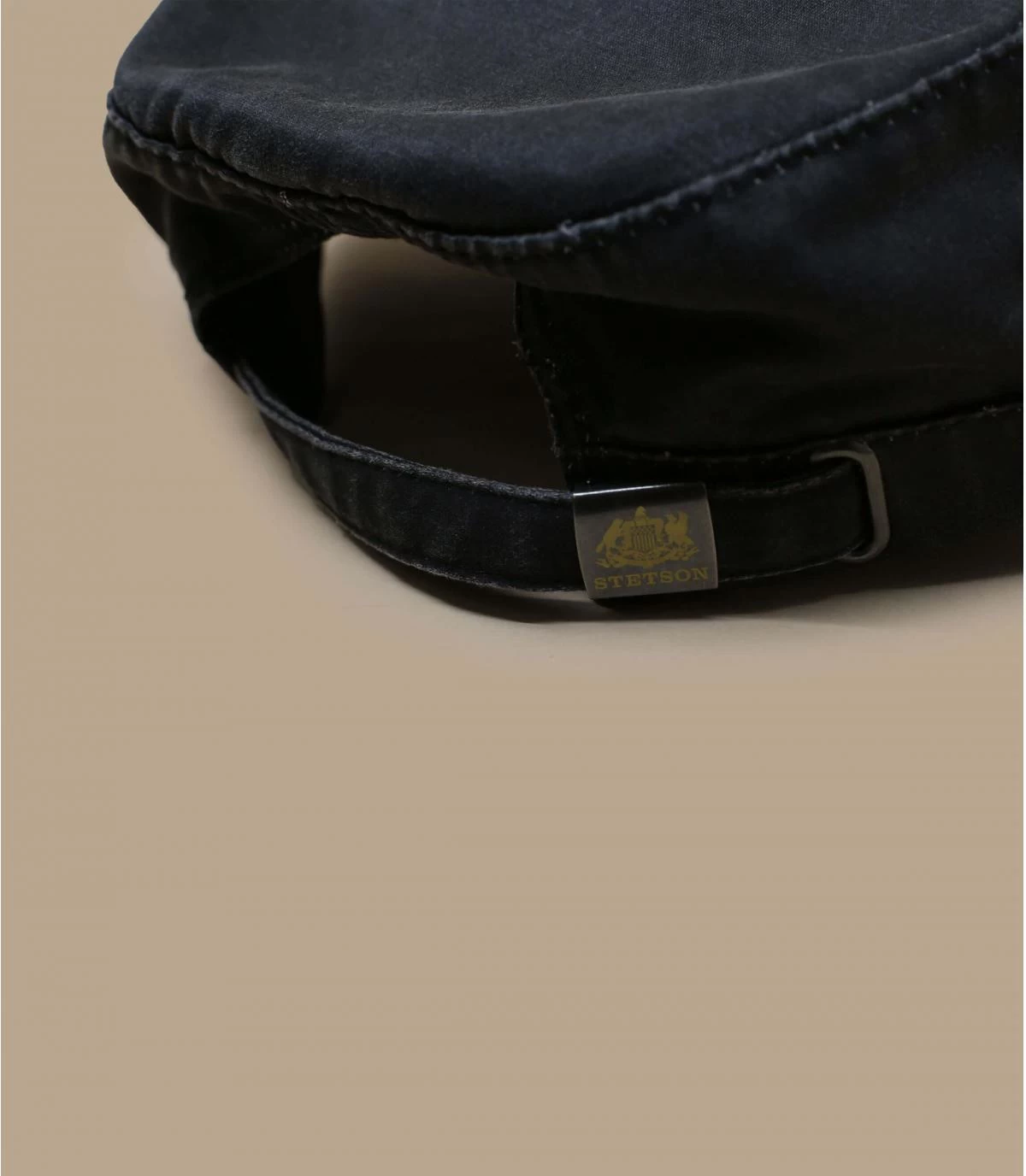 Stetson Datto Zwart Poly Katoen 6 Stetson Datto Zwart Poly Katoen - Afbeelding 4