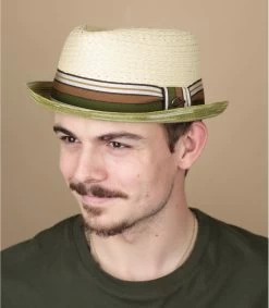 Diamond Raffia Green