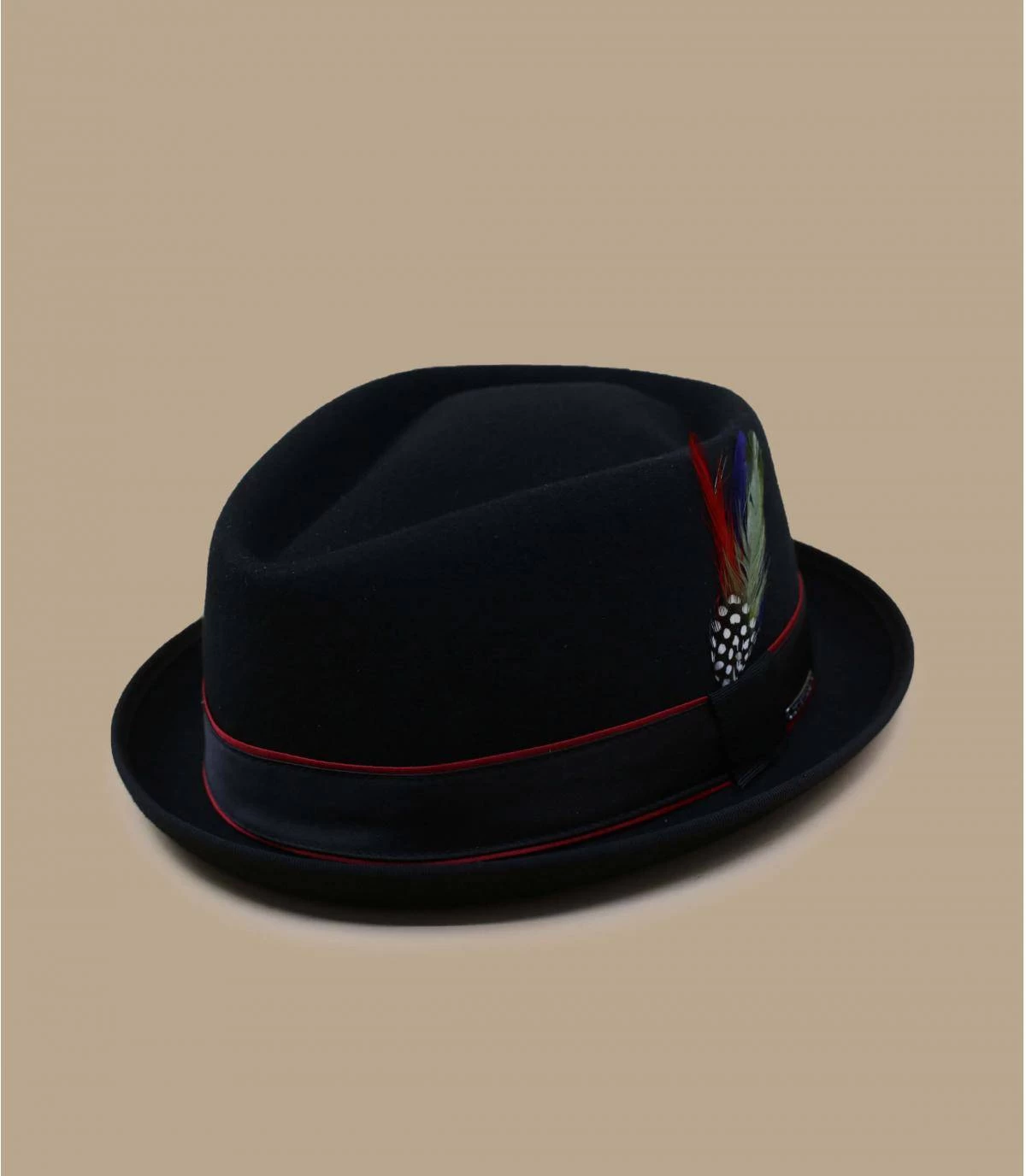 Stetson Diamond Woolfelt Cashmere Black 4 Stetson Diamond Woolfelt Cashmere Black - Afbeelding 2