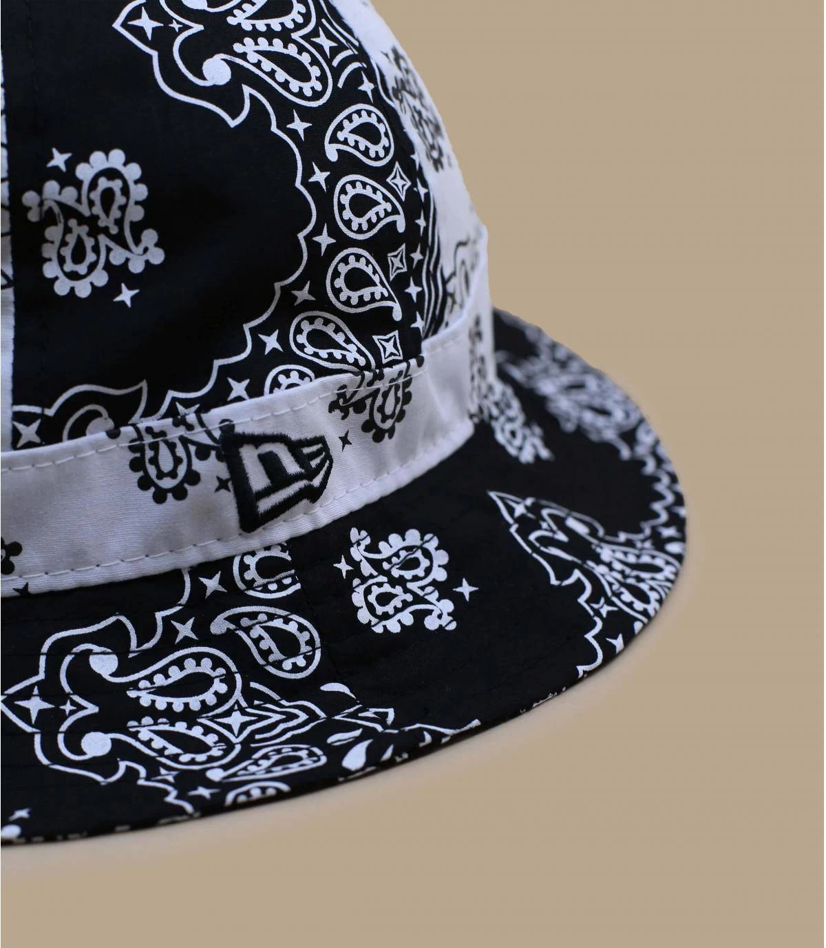 NEW ERA Explorer Bucket Paisley Black 5 NEW ERA Explorer Bucket Paisley Black - Afbeelding 3