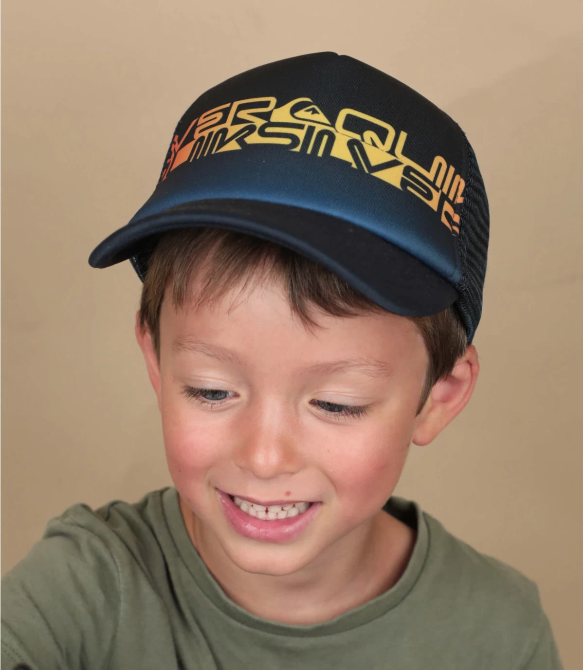 Quiksilver Kid Pidgeaon Chicken Trucker Navy 3 Quiksilver Kid Pidgeaon Chicken Trucker Navy
