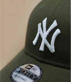 NEW ERA League Ess 9forty NY Olive -NEW ERA Winkel league ess 9forty ny olivegroene20NY20cap