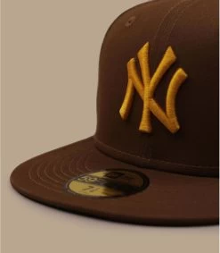 NEW ERA League Ess Cap 59Fifty NY Tappenade Yellow -NEW ERA Winkel league ess cap 59fifty ny tappenade yellow 2