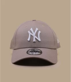 NEW ERA League Ess Cap 9Forty NY Beige -NEW ERA Winkel league ess cap 9forty ny beige 1
