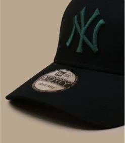 NEW ERA League Ess Cap 9Forty NY Black Maceladon -NEW ERA Winkel league ess cap 9forty ny black maceladon 2