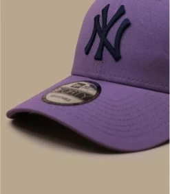 NEW ERA League Ess Cap 9Forty NY Purple Navy -NEW ERA Winkel league ess cap 9forty ny purple navy 2