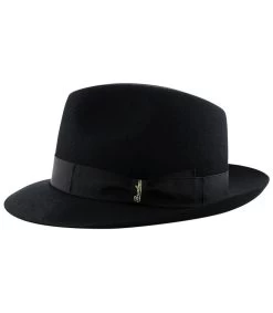 Borsalino Marengo Black Fur Felt Hat -NEW ERA Winkel marengo black felt hatBorsalino20black20felt20hat20for20men