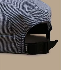 HUF Micro Gngham Logo Volley Cap Navy -NEW ERA Winkel micro gngham logo volley cap navy 4