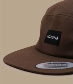 NIXON Mikey 5 Panel Cap Brown -NEW ERA Winkel mikey 5 panel cap brown 1