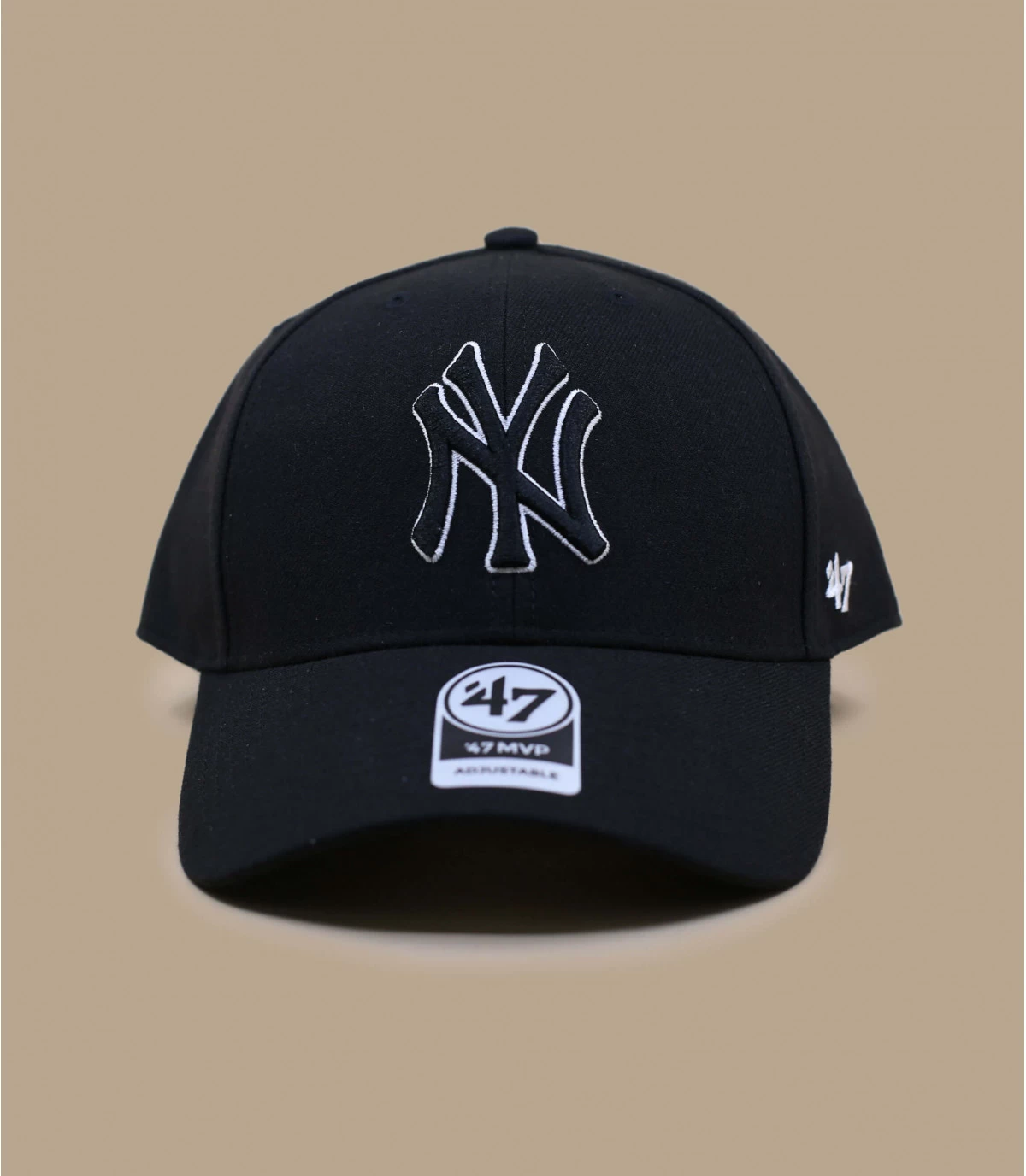 '47 BRAND MVP NY Snapback Black White 3 '47 BRAND MVP NY Snapback Black White