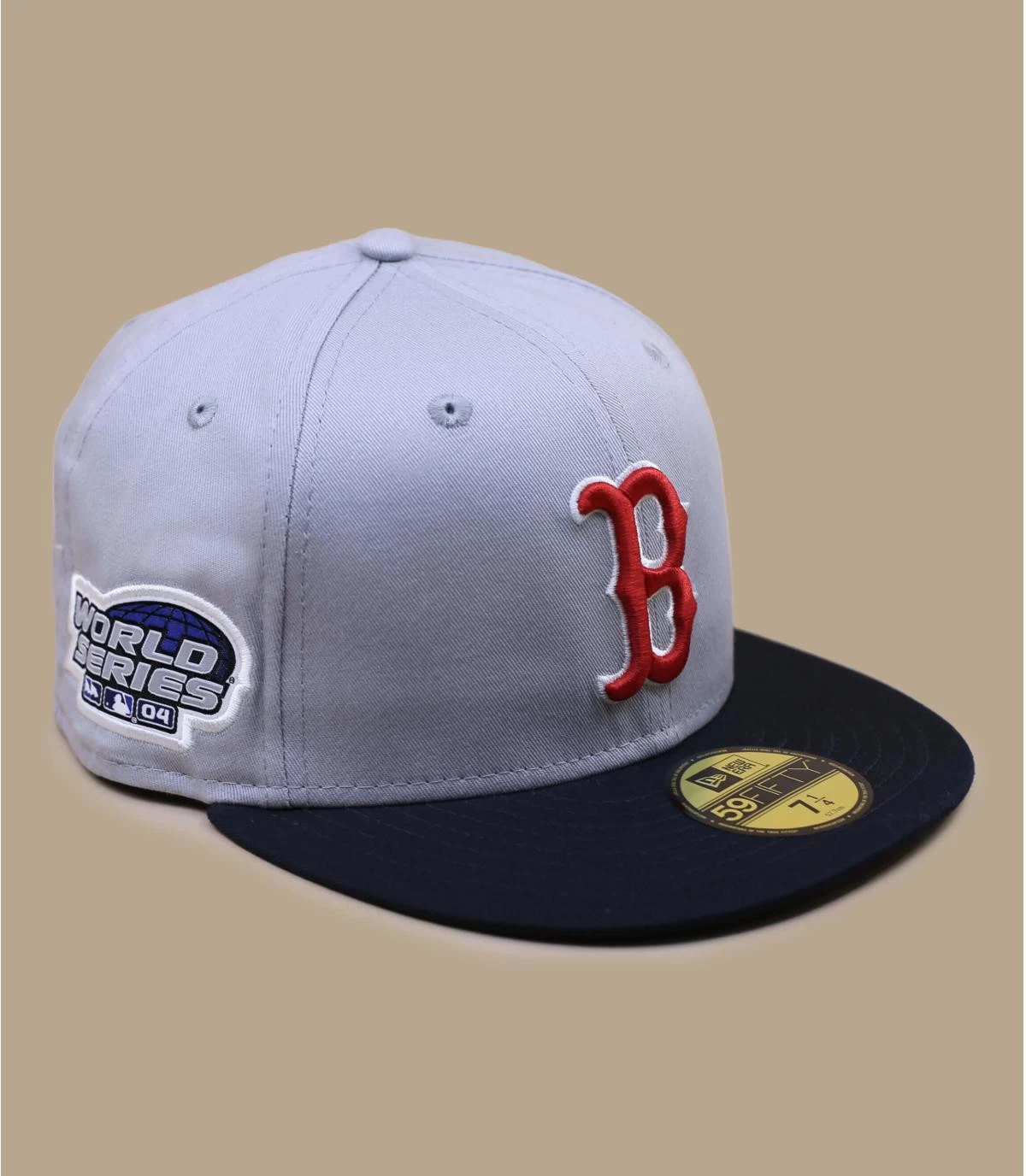 NEW ERA Series 59Fifty Boston Red Sox Gray 4 NEW ERA Series 59Fifty Boston Red Sox Gray - Afbeelding 2