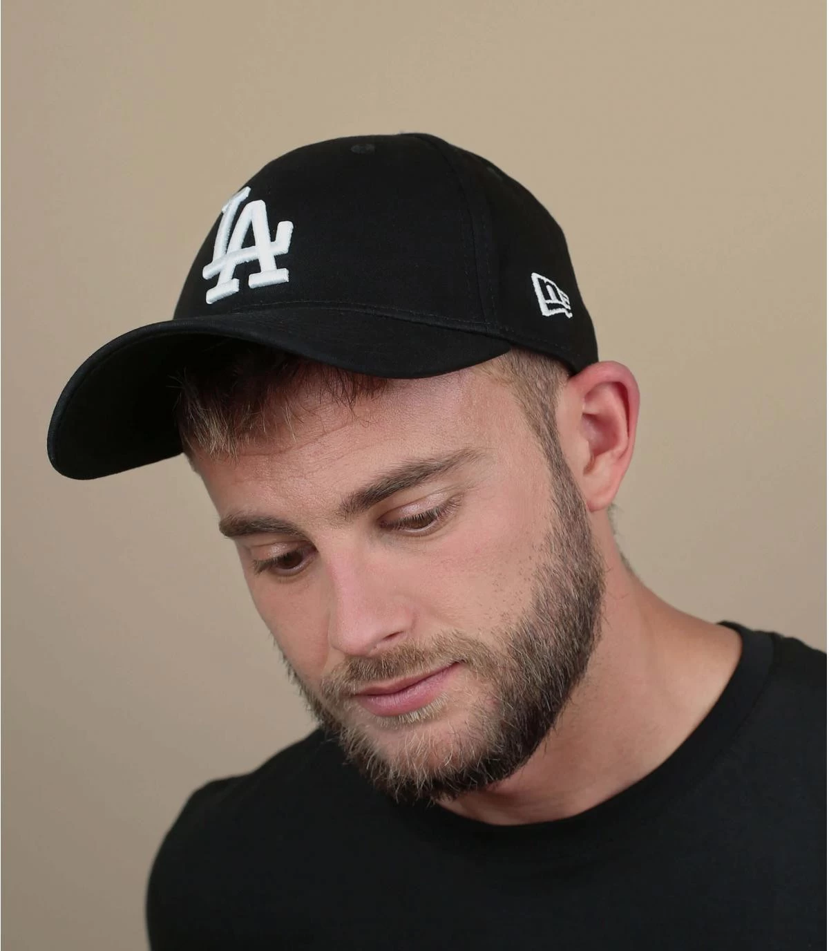 NEW ERA League Ess LA 39Thirty Black White 3 NEW ERA League Ess LA 39Thirty Black White