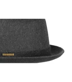 Stetson Pork Pie Baltimore Wool Grey -NEW ERA Winkel productpork20pie20Stetson20grijze20wol