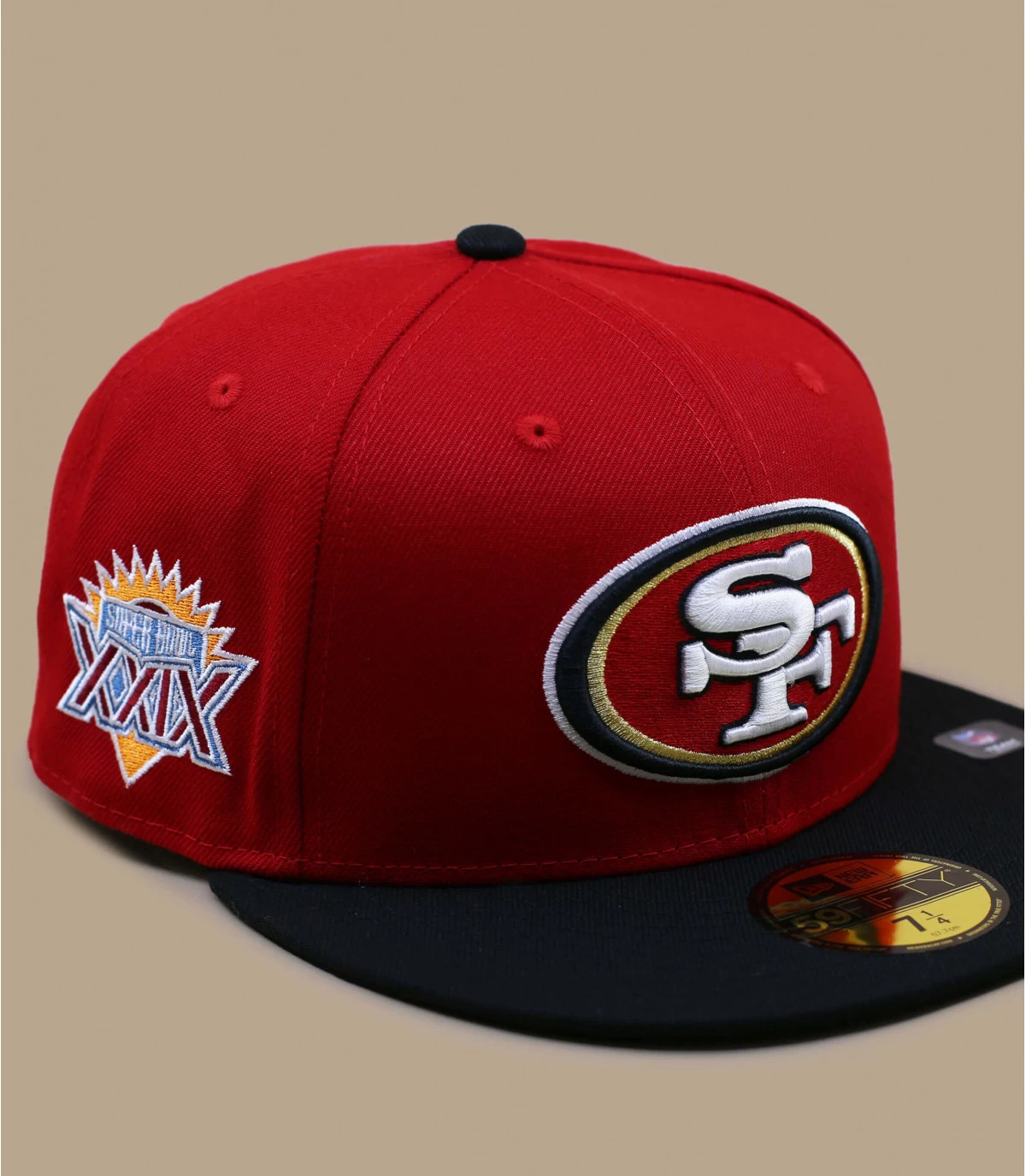 NEW ERA Side Patch 5950 49ers Scarlet 4 NEW ERA Side Patch 5950 49ers Scarlet - Afbeelding 2