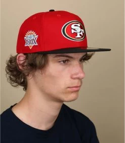 NEW ERA Side Patch 5950 49ers Scarlet
