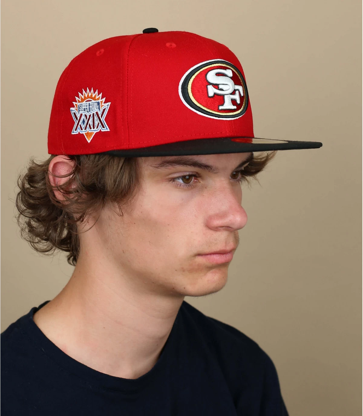 NEW ERA Side Patch 5950 49ers Scarlet 3 NEW ERA Side Patch 5950 49ers Scarlet