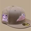 NEW ERA Side Patch 5950 Colorado Rockies Camel Pink -NEW ERA Winkel side patch 5950 colorado rockies camel pink