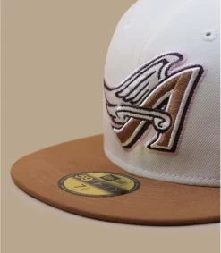 NEW ERA Side Patch 59Fifty Anaheim Angels Bronze Chrome Brown Pink -NEW ERA Winkel side patch 59fifty anaheim angels bronze chrome brown pink 2