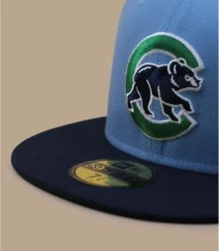 NEW ERA Side Patch 59Fifty Chicago Cubs Sky Ocean Navy -NEW ERA Winkel side patch 59fifty chicago cubs sky ocean navy 2