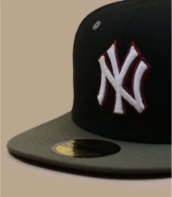 NEW ERA Side Patch 59Fifty New York Yankees Black New Olive -NEW ERA Winkel side patch 59fifty new york yankees black new olive 2