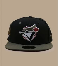 NEW ERA Side Patch 59Fifty Toronto Blue Jays Black New Olive -NEW ERA Winkel side patch 59fifty toronto blue jays black new olive 1