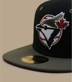 NEW ERA Side Patch 59Fifty Toronto Blue Jays Black New Olive -NEW ERA Winkel side patch 59fifty toronto blue jays black new olive 2