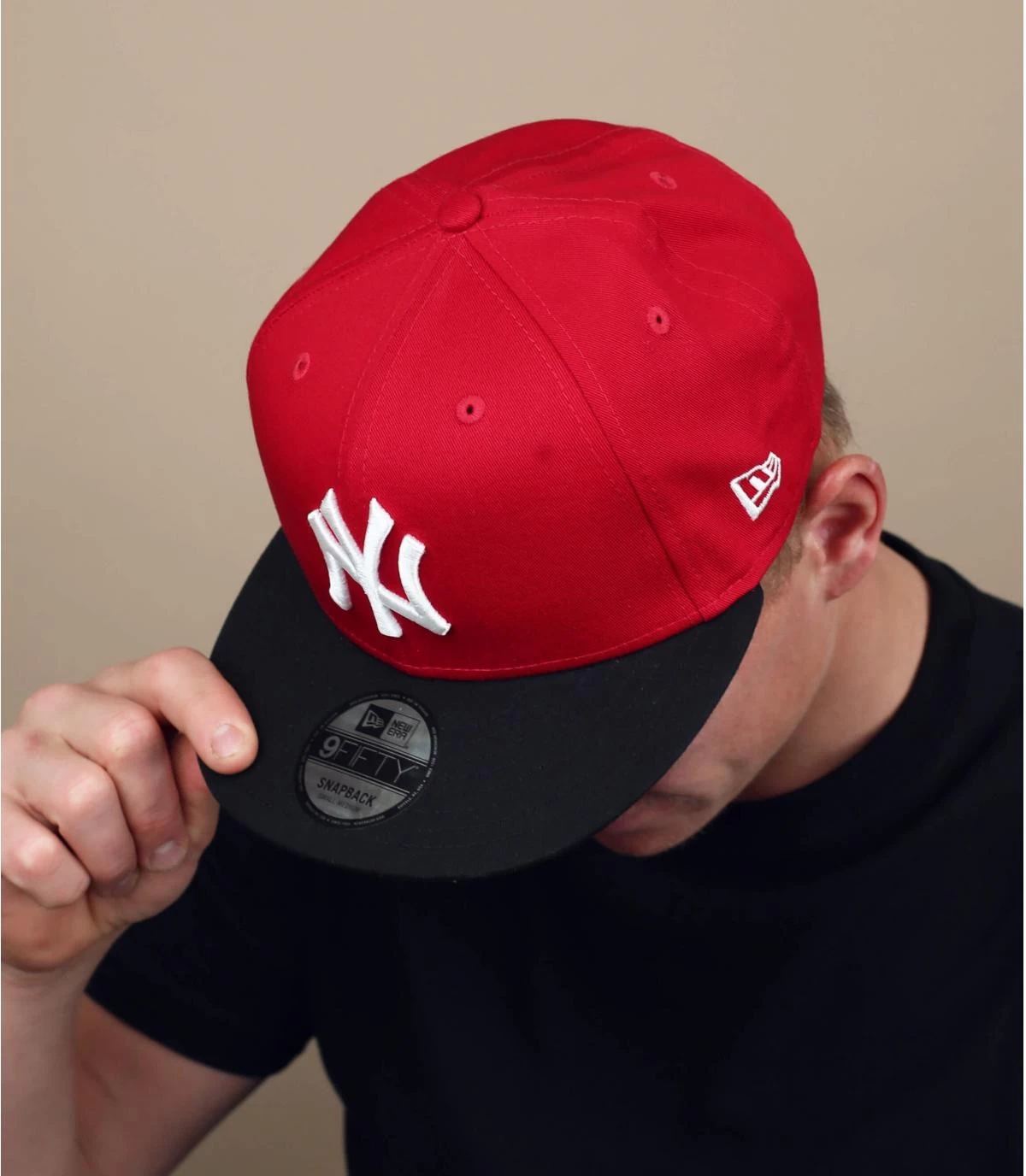 NEW ERA Snapback NY 9Fifty Red Black 3 NEW ERA Snapback NY 9Fifty Red Black
