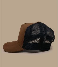 Suede Trucker Cap Brown -NEW ERA Winkel suede trucker cap brown 4