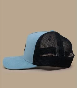 Suede Trucker Cap Steel Blue -NEW ERA Winkel suede trucker cap steel blue 3