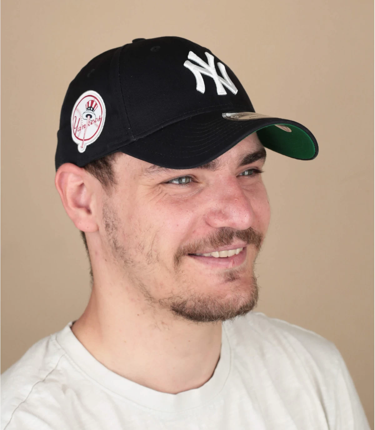 NEW ERA Team Side Patch Cap 9Forty NY 3 NEW ERA Team Side Patch Cap 9Forty NY