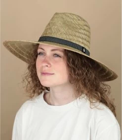 Volcom Throw Shade Straw Hat Natural