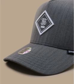 Trucker Cap HFT Fine Herringbone Grey -NEW ERA Winkel trucker cap hft fine herringbone grey 2