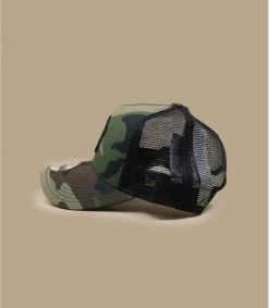 NEW ERA Trucker Kids NY League Ess 940 Woodland Camo -NEW ERA Winkel trucker kids ny league ess 940 woodland camocamo20NY20kinderpet