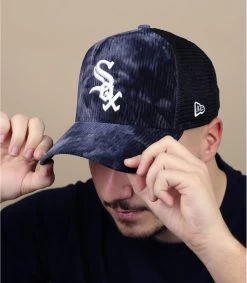 NEW ERA Trucker Tie Dye Cord Sox Black