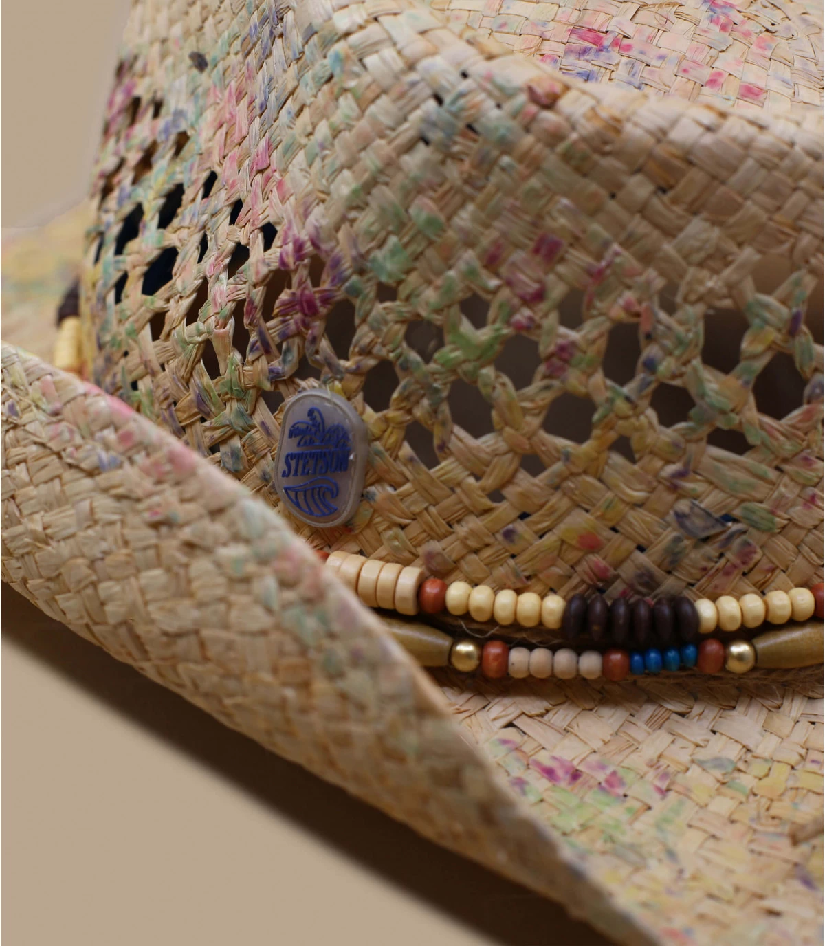 Stetson Western Raffia Natural 6 Stetson Western Raffia Natural - Afbeelding 4